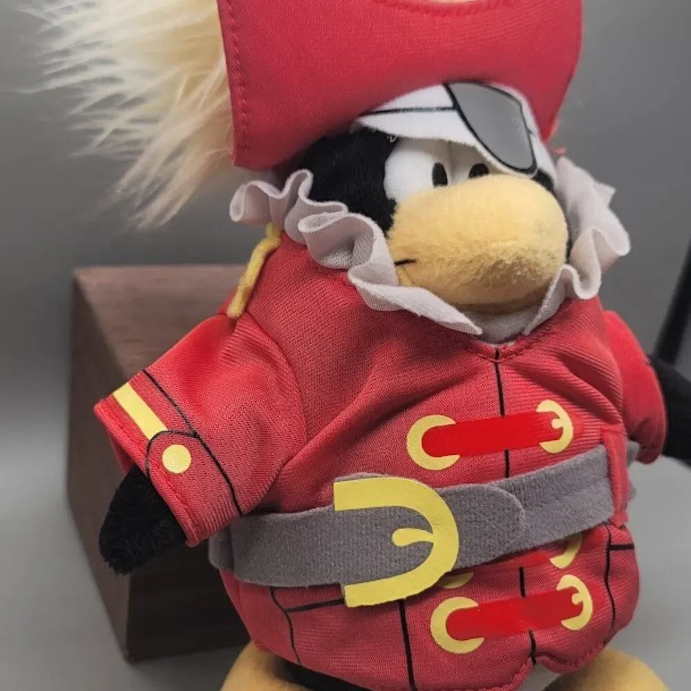 DISNEY Club Penguin Swashbuckler Pirate Plush
